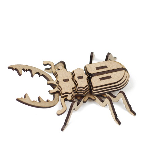 [모또나무] 사슴벌레 3D입체퍼즐 만들기