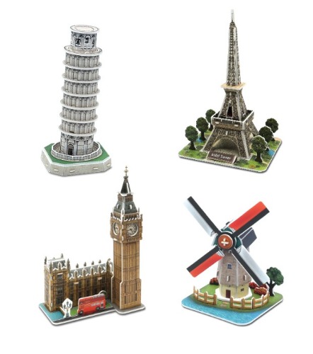 [모또] 유명 건축물 유럽 4종 3D입체퍼즐 만들기