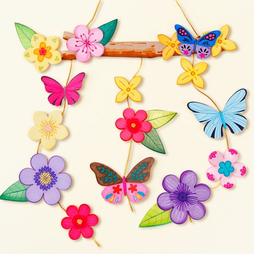 [쌤쌤이네 660] 나뭇가지 꽃과 나비 벽걸이