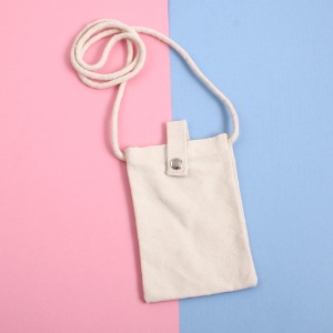 [아이디네162] 캔버스 휴대가방 B 광목 천 봉제 에코 사각 그리기 꾸미기 필통 파우치 크로스 휴대용 가방