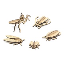 [모또나무] 미니 곤충 3D입체퍼즐 만들기 5종 set