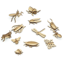 모또나무 미니 곤충 3D입체퍼즐 만들기 12종 set