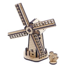 [모또나무] 네덜란드 랜드마크 풍차 3D입체퍼즐 만들기